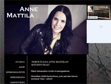 Tablet Screenshot of annemattila.fi